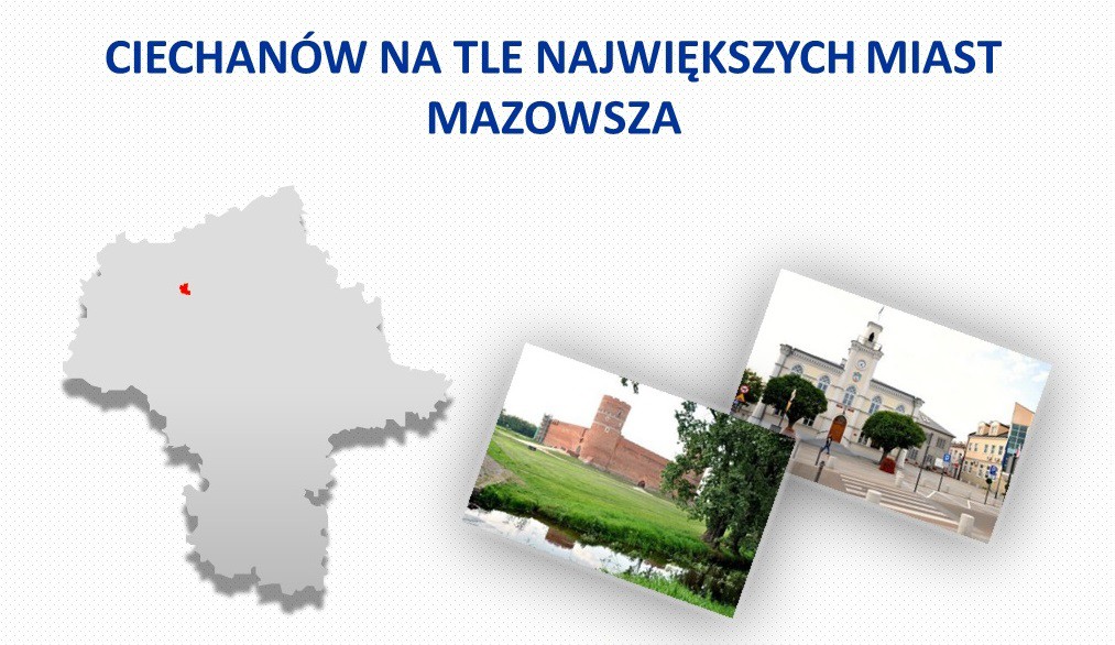 Statystyczny mieszkaniec Ciechanowa: ma 40 lat, zarabia prawie 3500 zł