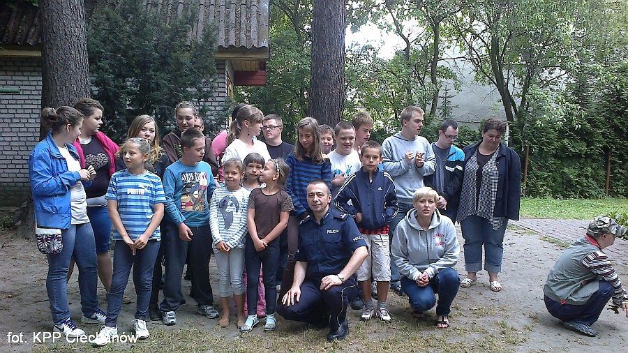 Lekcja bezpieczeństwa w ciechanowskim TPD