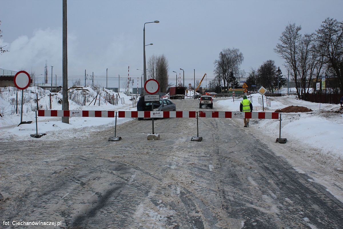 Przejazd na Mleczarskiej oficjalnie zamknięty