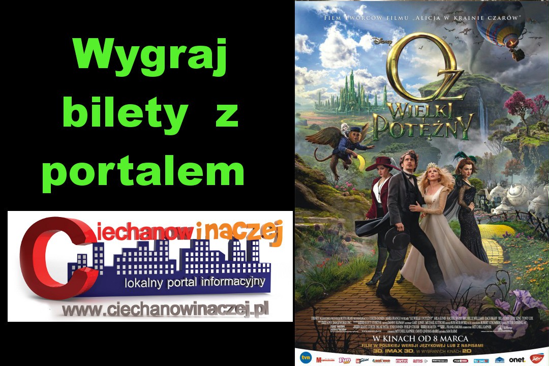 WYNIKI KONKURSU: Wygraj bilety na Oz Wielki i Potężny