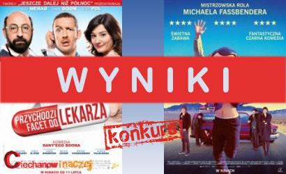 Wyniki konkursu: Wygraj bilety do kina!