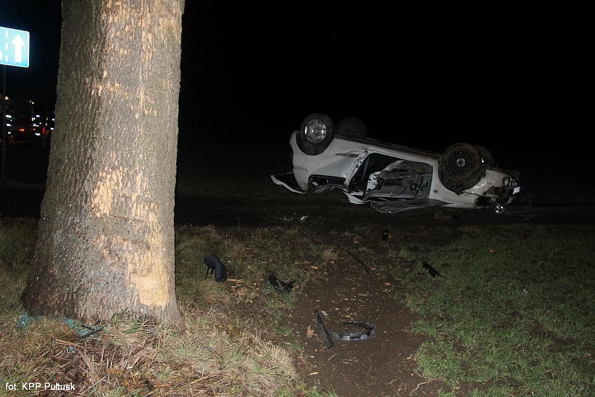 19 - latek zginął w wypadku pod Pułtuskiem