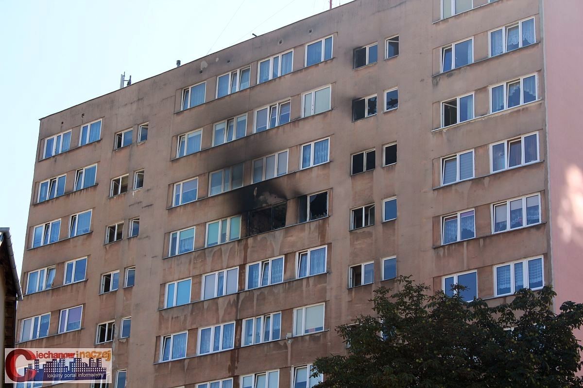 Nawet 300 tys. zł strat po pożarze w wieżowcu. Zginął w nim 40-latek