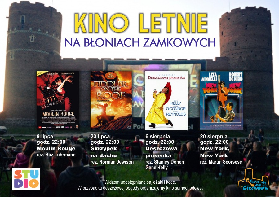 Kino Letnie wraca na zamkowe błonia! Pierwszy seans już w sobotę