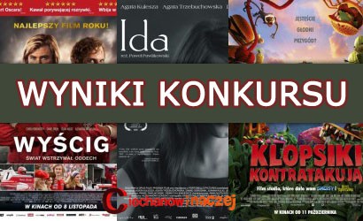  Wyniki konkursu: Wygraj bilety do kina!
