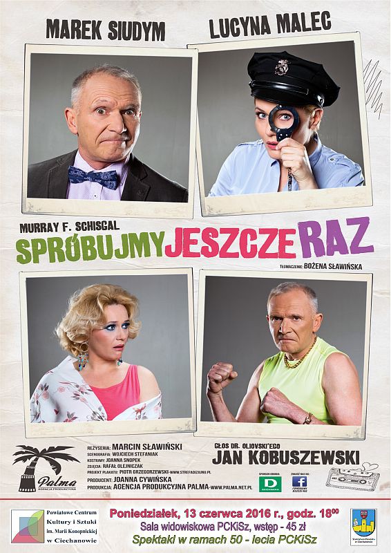 Lucyna Malec i Marek Siudym wystąpią na deskach PCKiSz