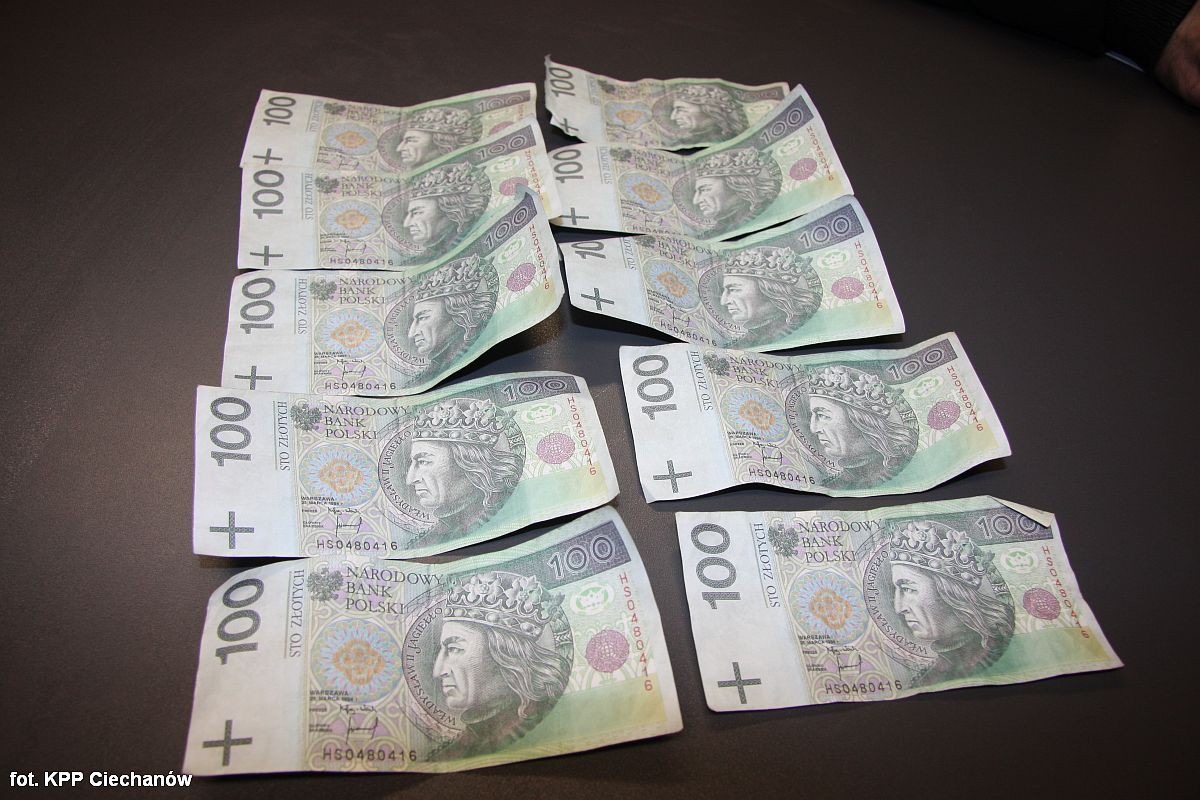 Trio z Ciechanowa za kratkami. Mieli fałszywe banknoty, chcieli okraść salon gier (akt.)