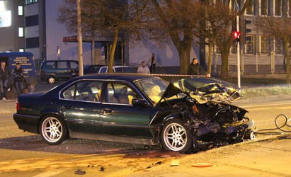 Aktualizacja! Wypadek BMW i makowskiego Forda - Piątek wieczorem
