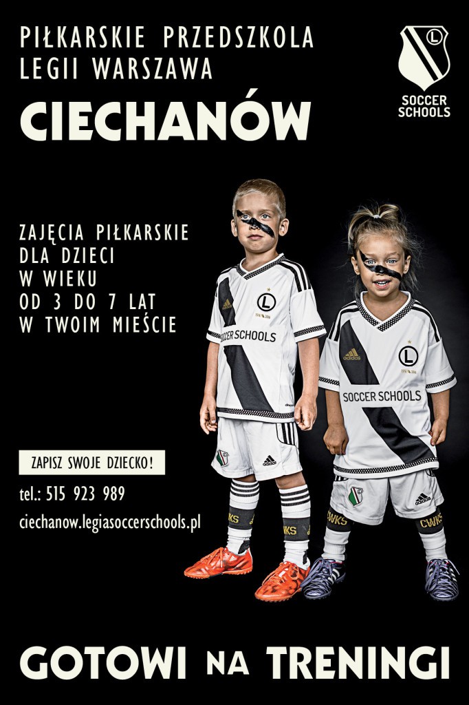 W Ciechanowie powstanie Piłkarskie Przedszkole Legii Warszawa