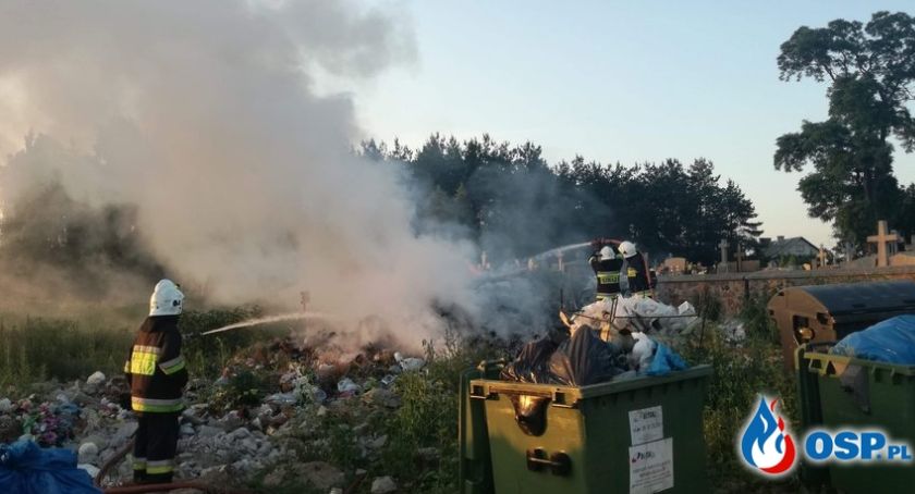 Glinojeck: Kolejny pożar w tym samym miejscu [zdjęcia]