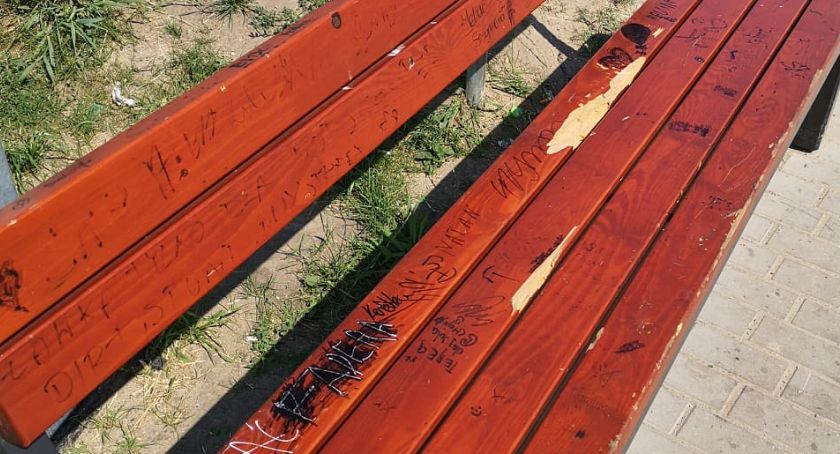 Plaga dewastacji w Ciechanowie. Wandale niszczą co się da [zdjęcia]