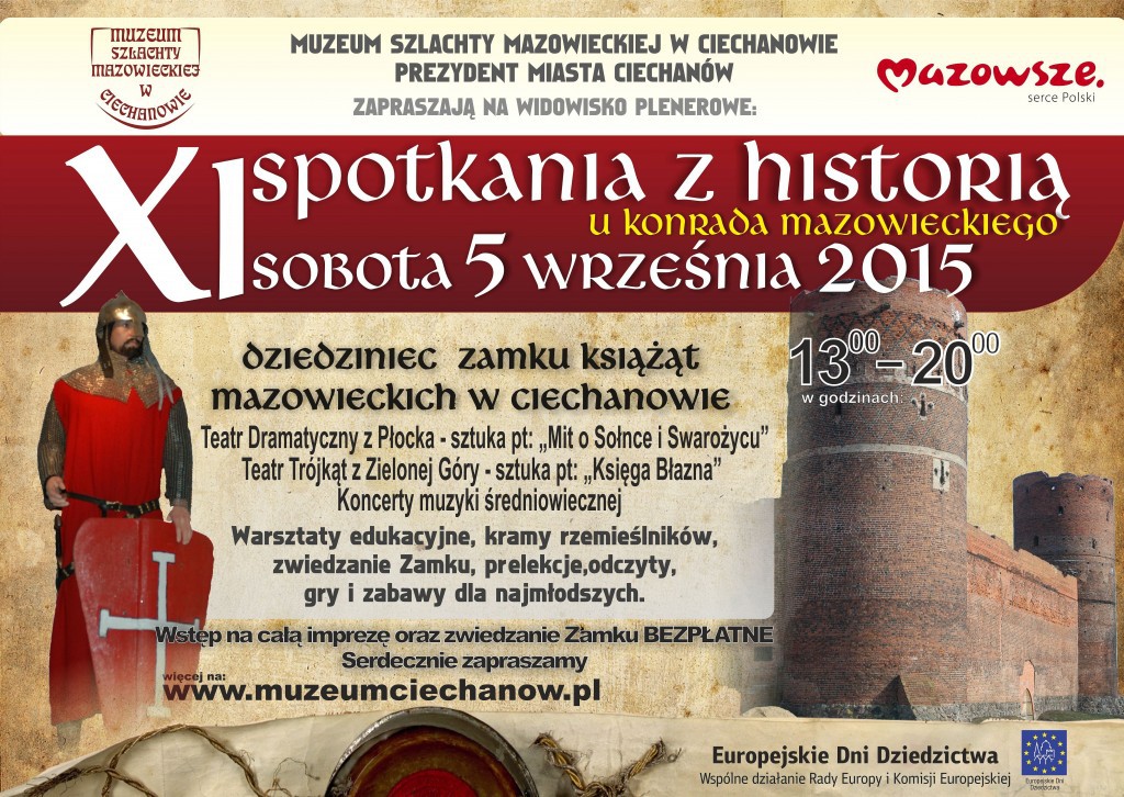 W sobotę mnóstwo atrakcji na zamku! Przed nami XI Spotkania z Historią