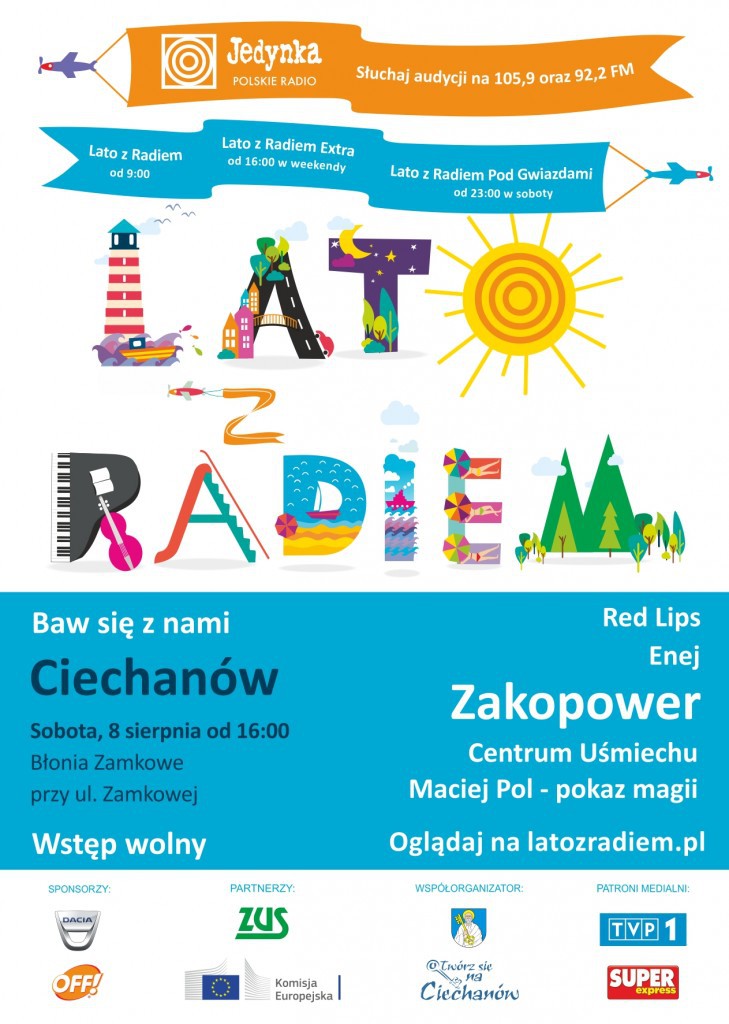 Lato z Radiem zawita w sobotę do Ciechanowa. Zagrają Enej i Zakopower