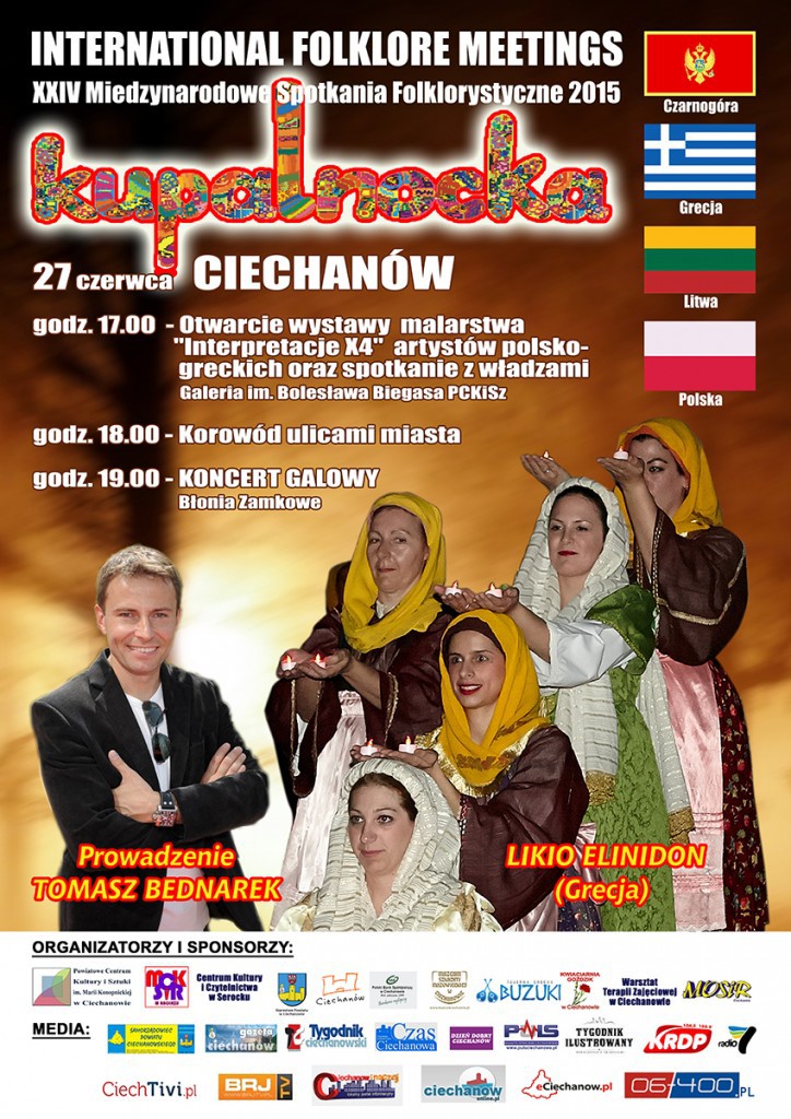 W sobotę do Ciechanowa zawita Kupalnocka - zobacz program