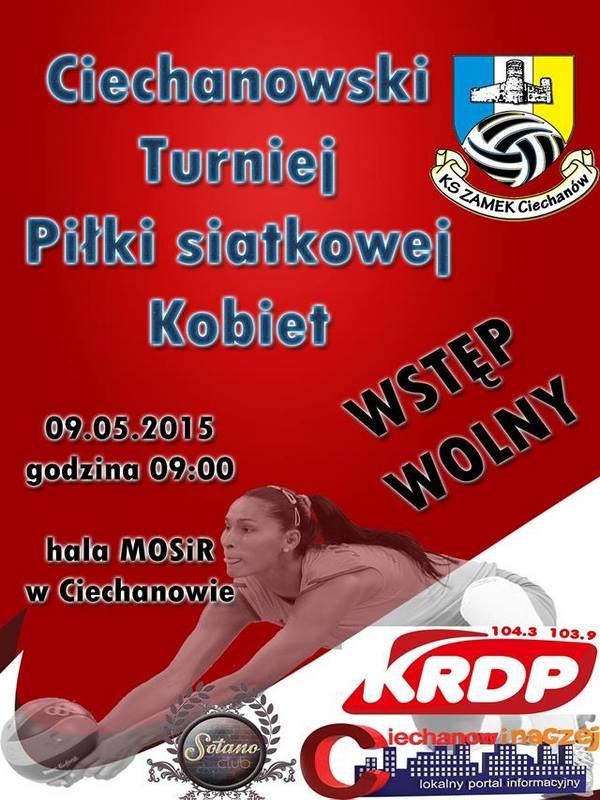 Ciechanowski Turniej Piłki Siatkowej Kobiet już w sobotę!
