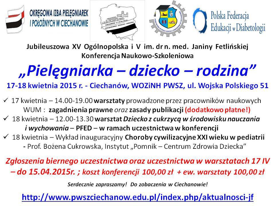Ogólnopolska Konferencja Naukowo-Szkoleniowa i spotkanie absolwentów w ciechanowskiej PWSZ