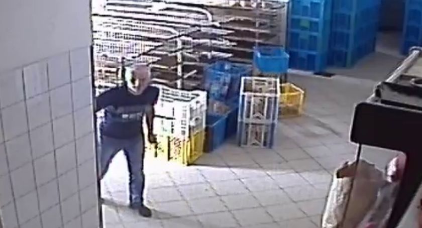 Złodziej w piekarni. Policja publikuje jego wizerunek [zdjęcia]