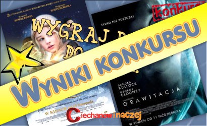Wyniki konkursu: Wygraj bilety do kina!