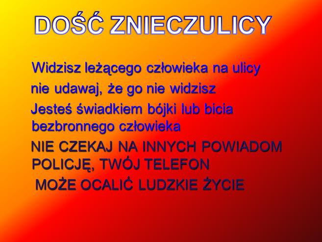 Potrącony pieszy