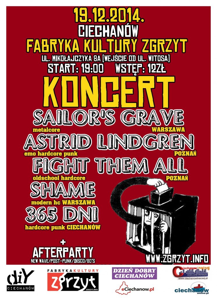 W piątek pierwszy koncert w Fabryce Kultury Zgrzyt. Zagra aż pięć zespołów!