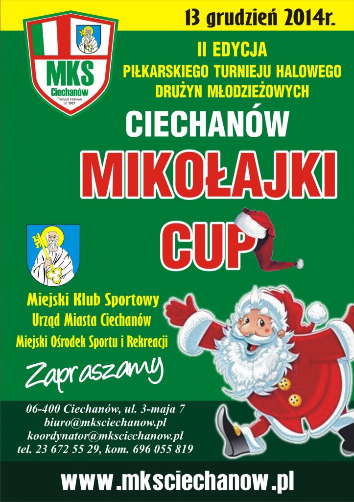 Już w sobotę piłkarskie mikołajki w Ciechanowie!