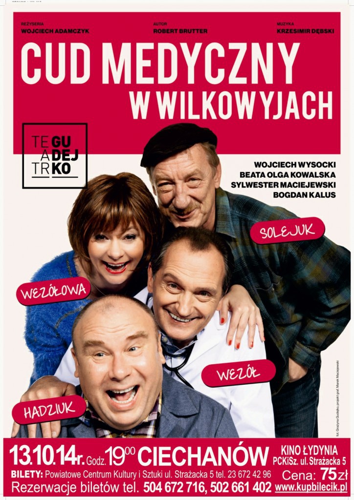 Bohaterowie serialu Ranczo wystąpią w Ciechanowie! Wystawią spektakl 