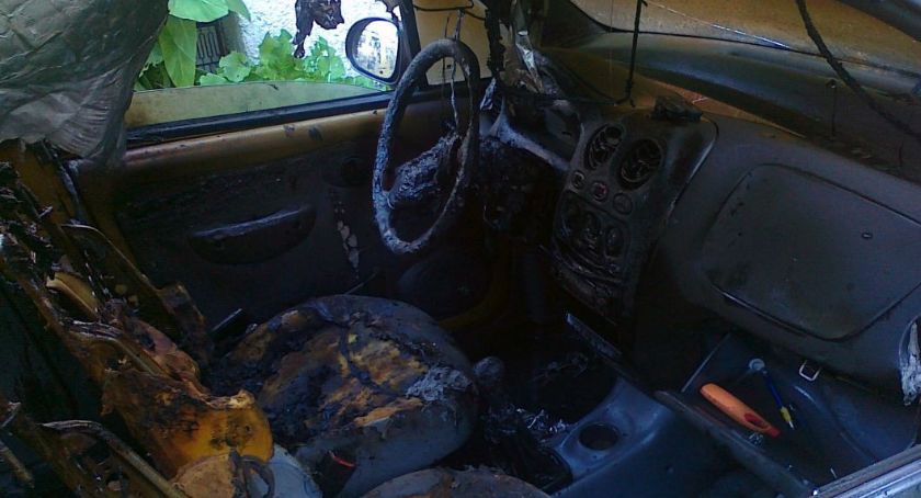 Na pętli miejskiej zapalił się samochód