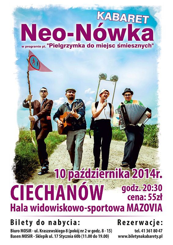 Kabaret Neo-Nówka wystąpi w Ciechanowie!