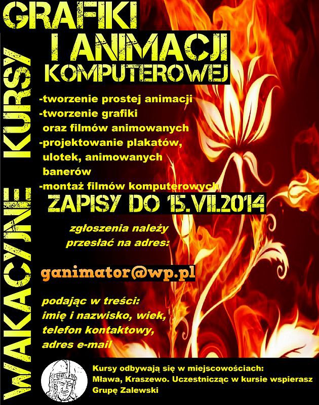 Wakacyjny kurs grafiki i animacji