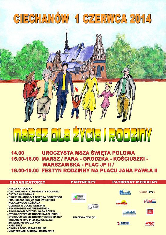 Marsz dla Życia i Rodziny w Ciechanowie