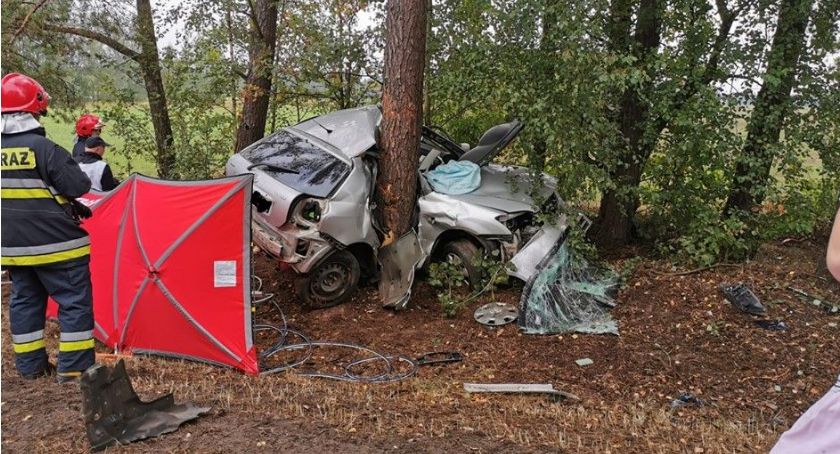 Tragiczny wypadek o poranku [zdjęcia]