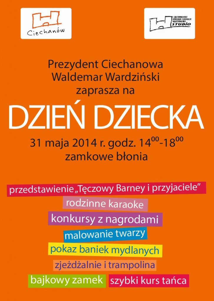 W sobotę Dzień Dziecka na zamkowych błoniach