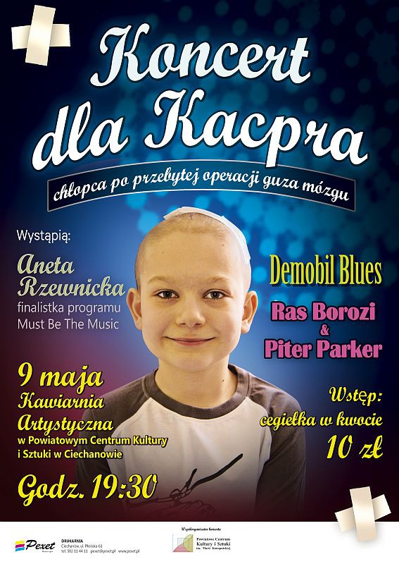 Zagrają dla Kacpra - w piątek koncert charytatywny w Kawiarni Artystycznej