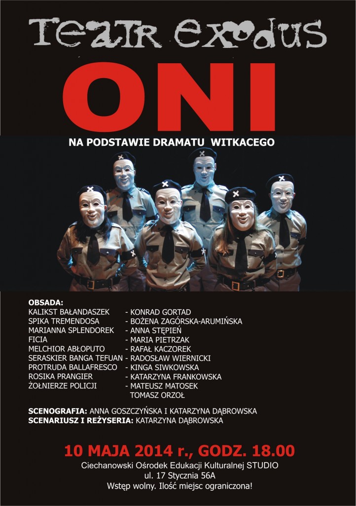 Teatr Exodus wznawia „ONYCH”
