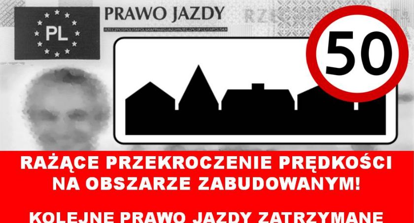 Ciechanowianin przekroczył prędkość o ponad 90 km/h!