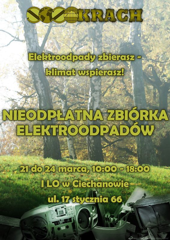Uczniowie Krasiniaka przeprowadzą zbiórkę elektroodpadów
