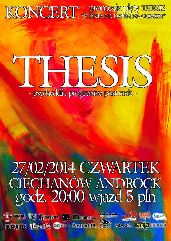 Koncert zespołu Thesis w Ciechanowie!