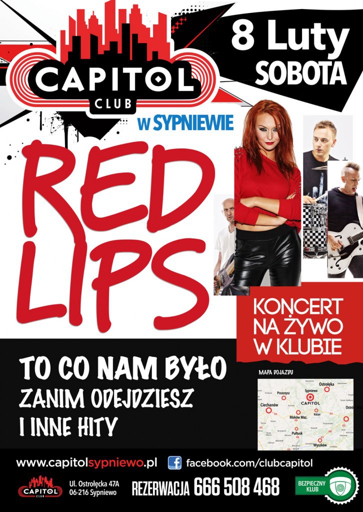 Trwa karnawał w Capitolu. W sobotę wystąpi zespół Red Lips!