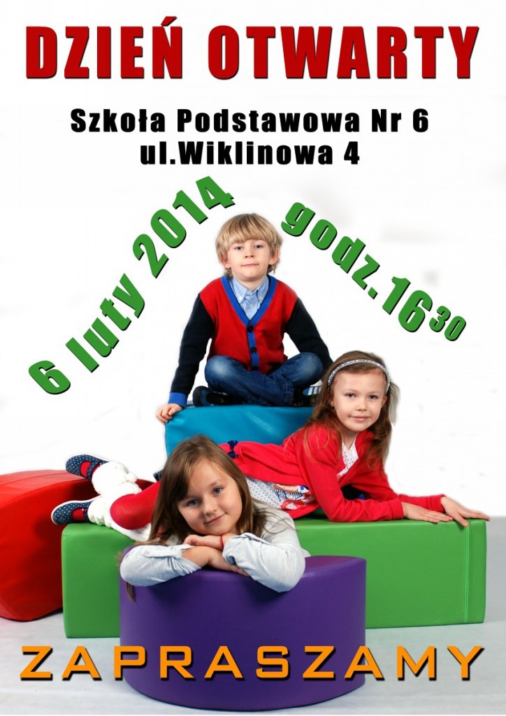 W czwartek Dzień Otwarty w Szkole Podstawowej nr 6
