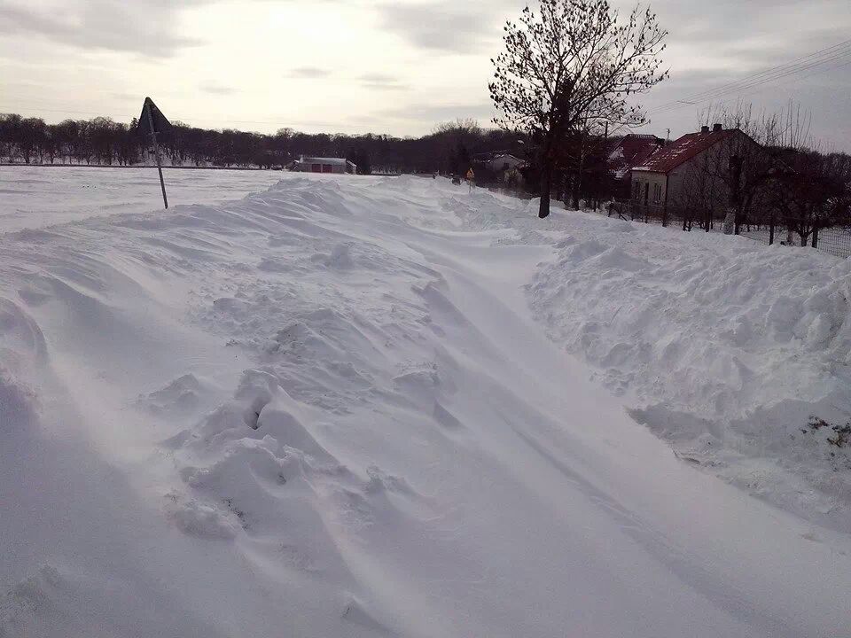 Sytuacja na drogach powiatu ciechanowskiego  - zobacz zdjęcia naszych Czytelników!