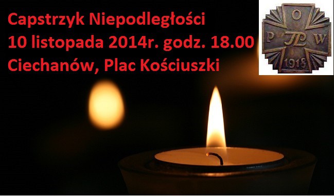 Capstrzyk Niepodległości - inicjatywa mieszkańców Ciechanowa