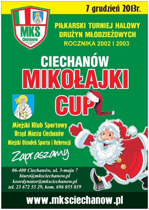Ciechanów Mikołajki Cup - piłkarski turniej już w sobotę!