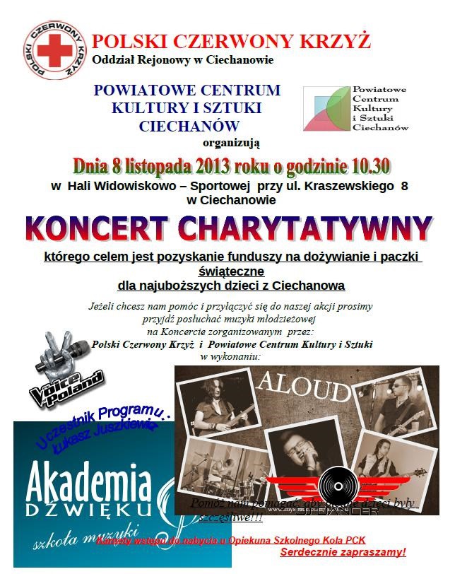 W piątek koncert PCK. Wystąpi Łukasz Juszkiewicz