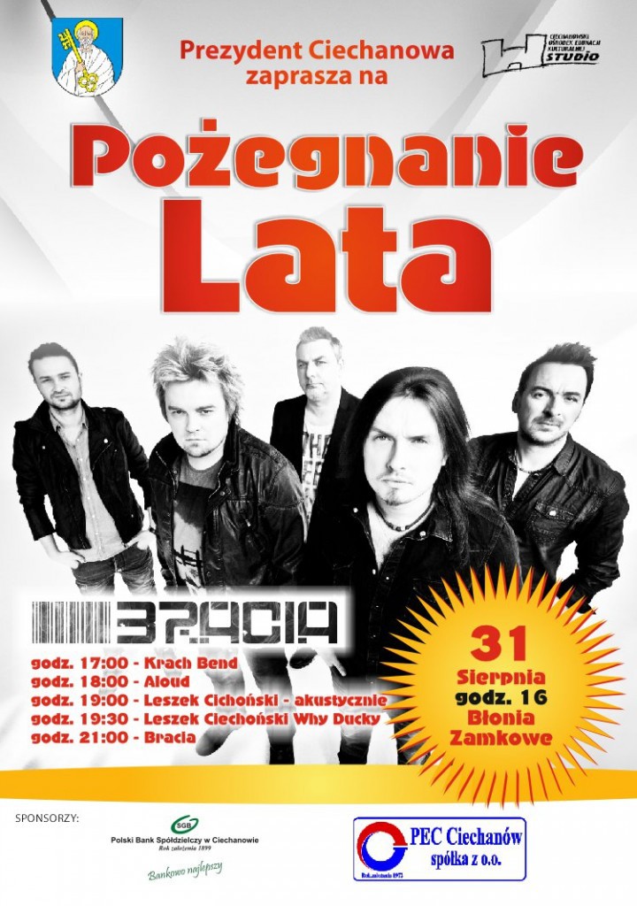 Dwie imprezy na pożegnanie wakacji w Ciechanowie