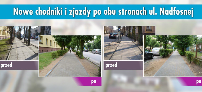 Dobiegły końca inwestycje na ul. Nadfosnej
