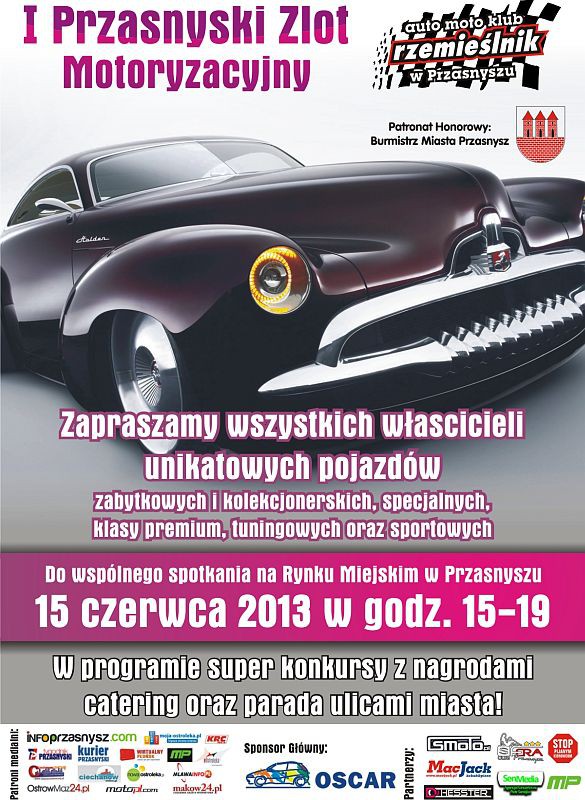 Zlot motoryzacyjny w Przasnyszu
