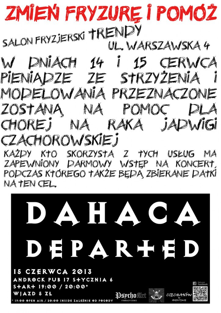 Ciężkie brzmienia niosące pomoc - koncert charytatywny