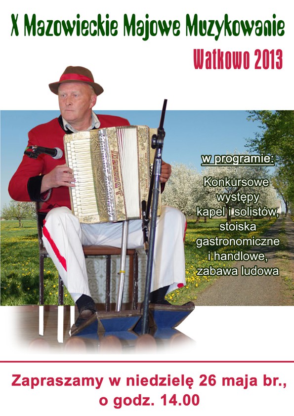 X Mazowieckie Majowe Muzykowanie w Watkowie