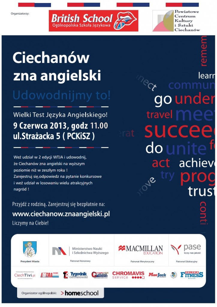 Już w niedzielę Wielki Test Języka Angielskiego!