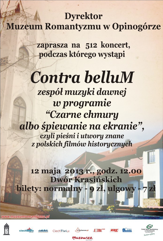 Koncert niedzielny w Opinogórze